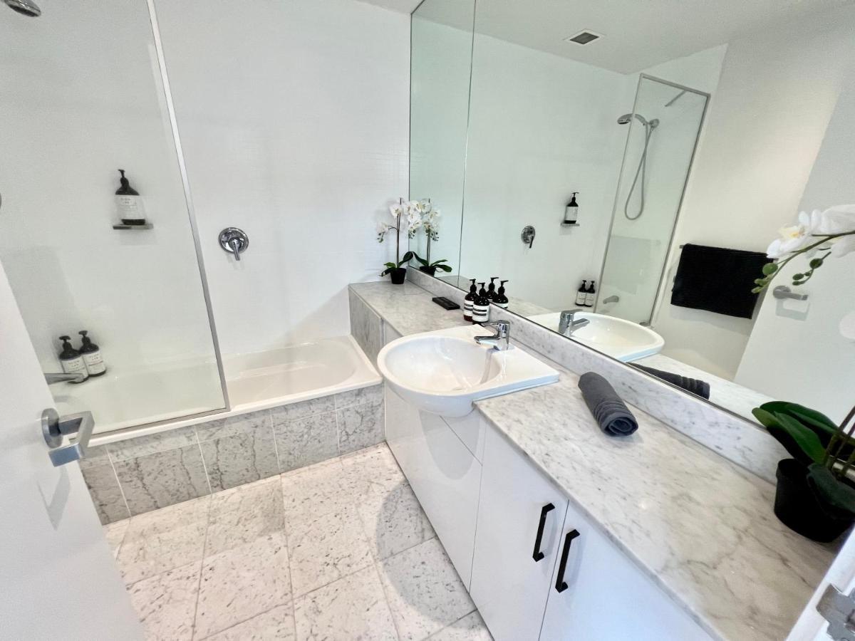 メルボルンLuxury St Kilda Townhouse In The Skyアパートメント エクステリア 写真