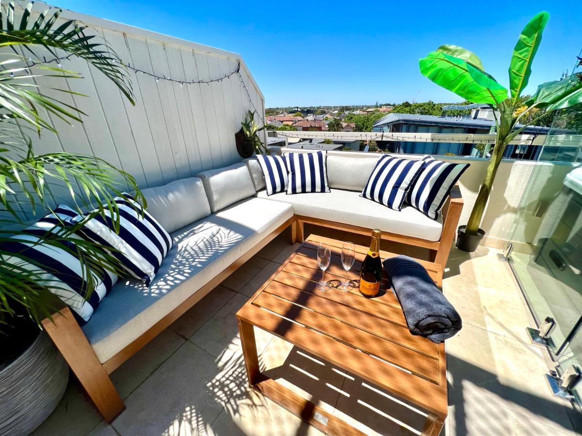 メルボルンLuxury St Kilda Townhouse In The Skyアパートメント エクステリア 写真