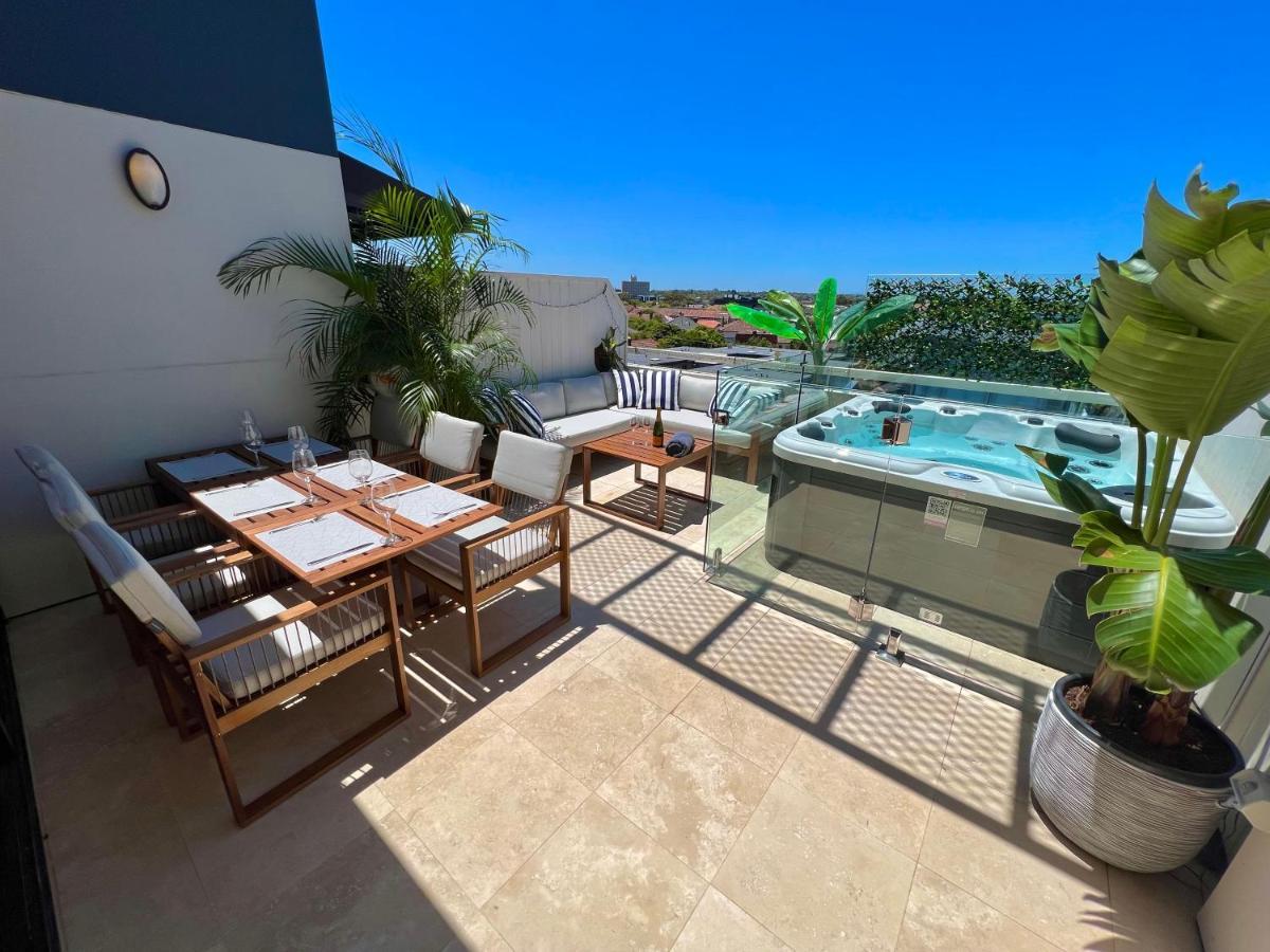 メルボルンLuxury St Kilda Townhouse In The Skyアパートメント エクステリア 写真